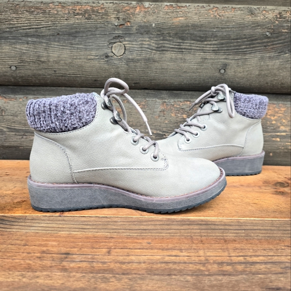 Blowfish NEW Comet Modern Rustic Chic Wanderlust Wedge Cozy Bootie 8M - Picture 4 of 16